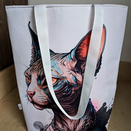 Taška bez zipu - Kočka Sphynx